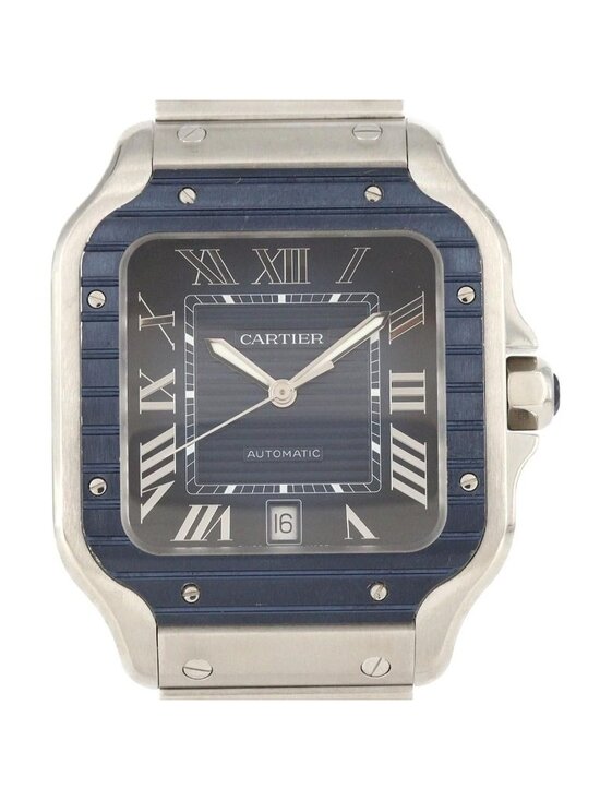 Cartier Accessories - Cartier Santos de Cartier SS Automatic Volume Watch